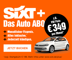 SIXT+ das flexible Autoabo für Privat- und Firmenkunden Logo