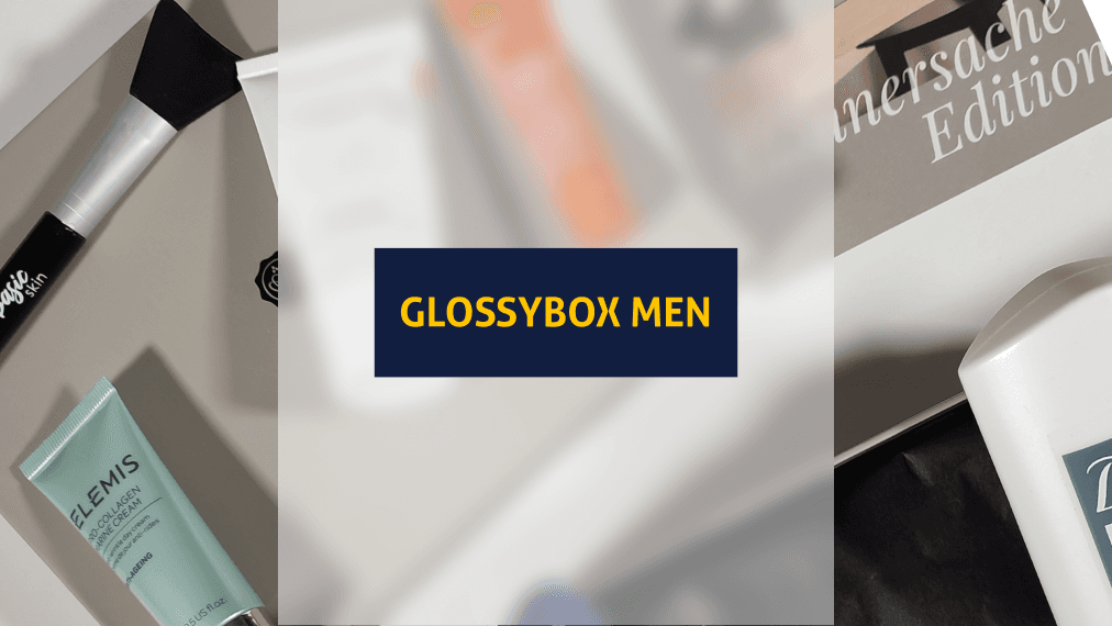 Titelbild für den Artikel: Glossybox MEN Edition Männersache 2022